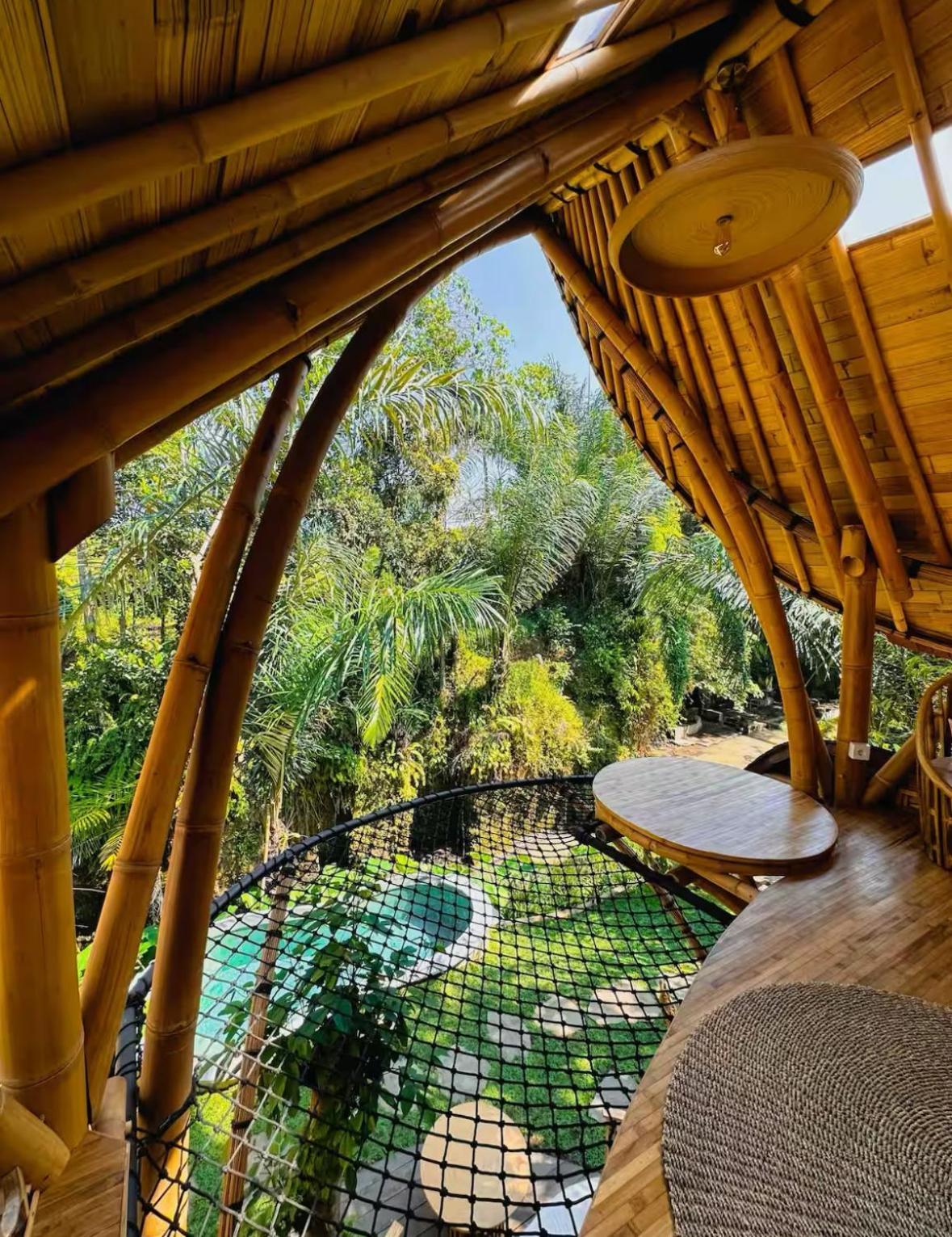 Villa Wahem Eco Bamboo - Magical Bamboo House Ubud Extérieur photo