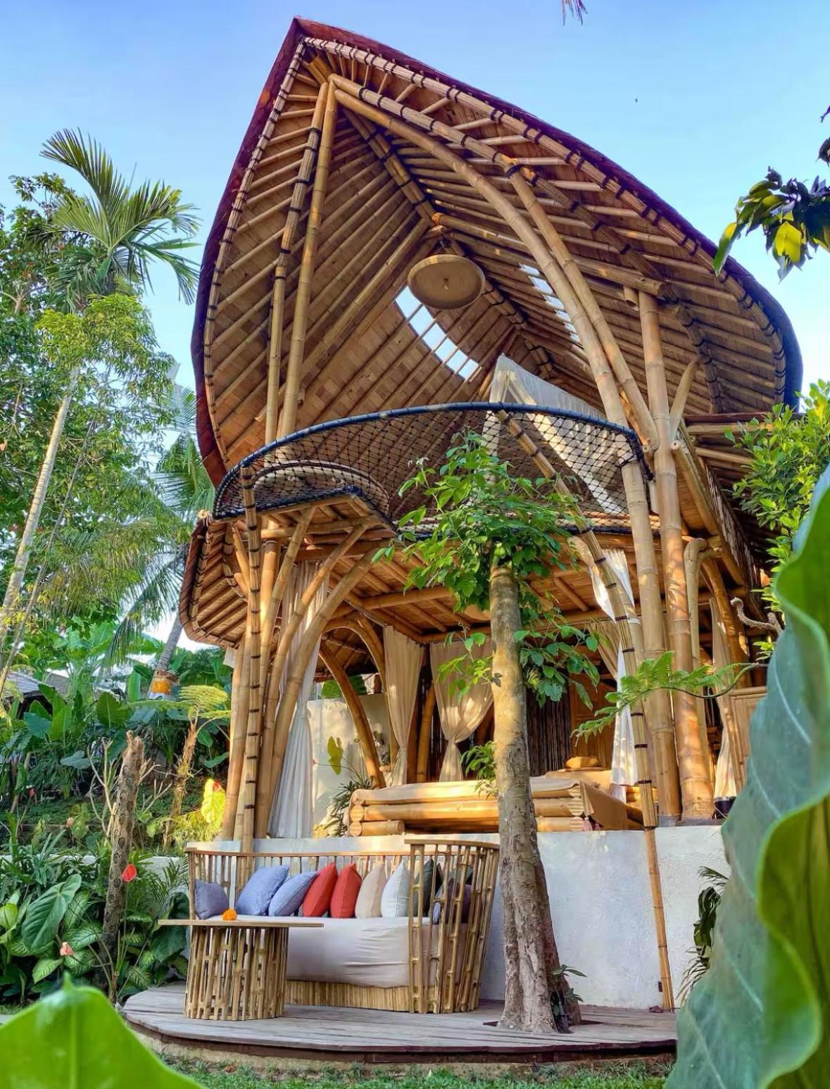 Villa Wahem Eco Bamboo - Magical Bamboo House Ubud Extérieur photo