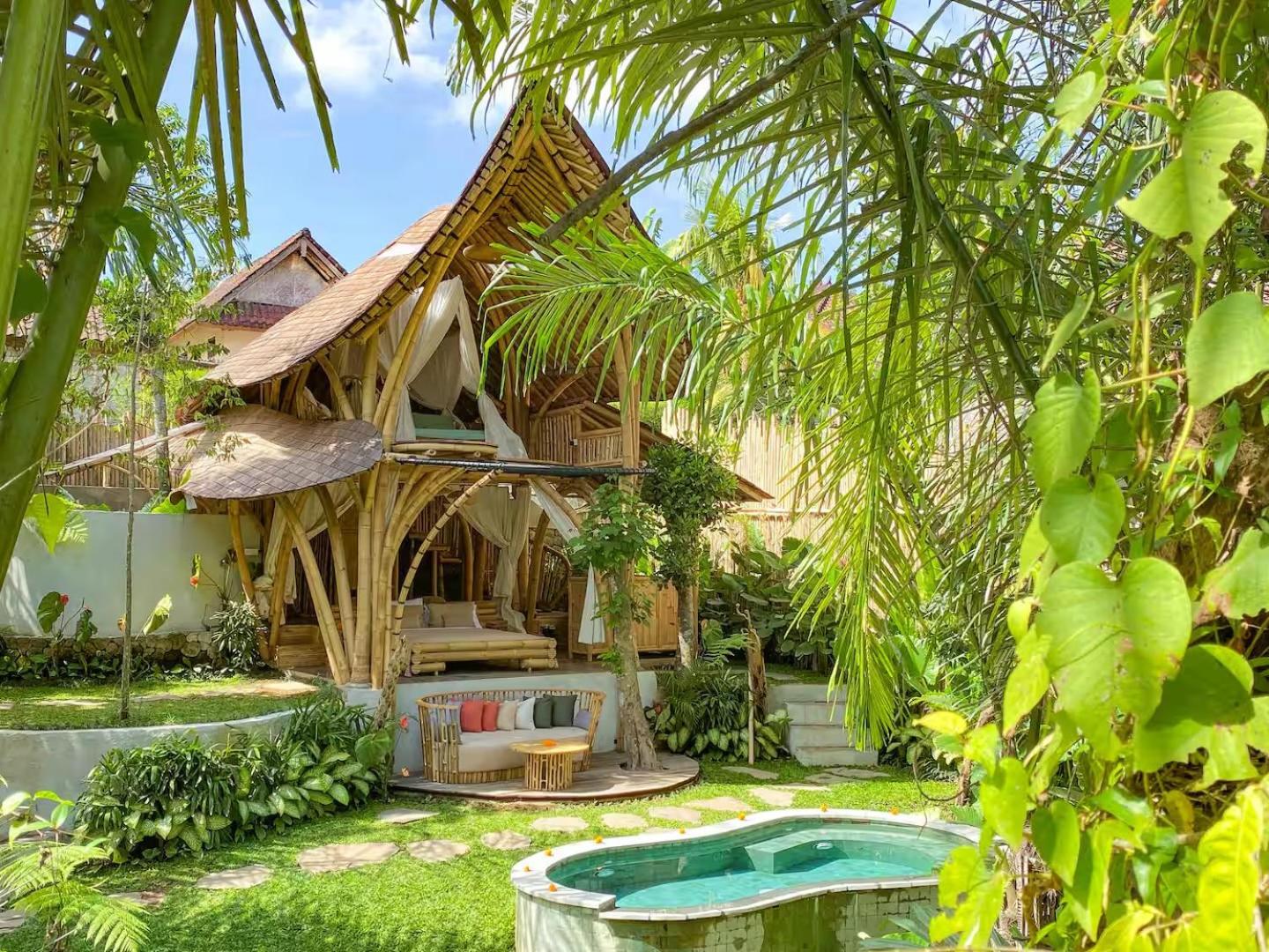 Villa Wahem Eco Bamboo - Magical Bamboo House Ubud Extérieur photo