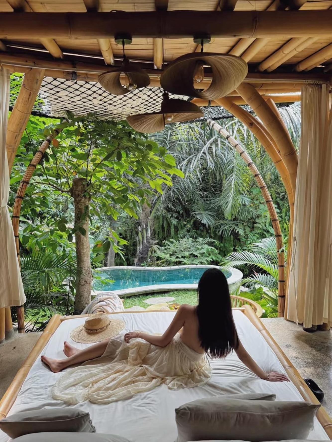 Villa Wahem Eco Bamboo - Magical Bamboo House Ubud Extérieur photo